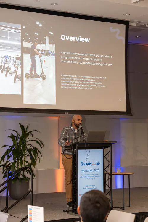 Presenting ScooterLab at the ScooterLab Workshop 2026